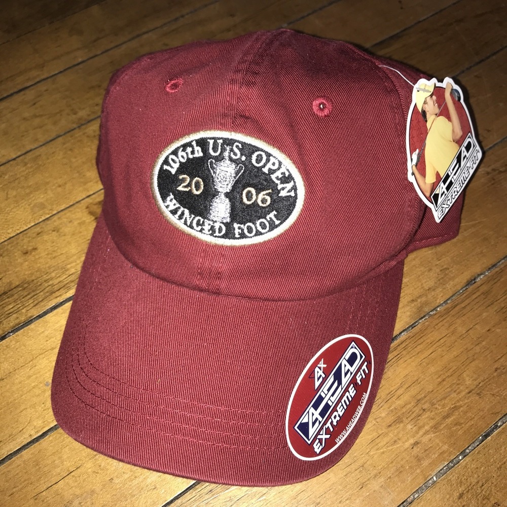 2006 US‎ Open Golf Hat NWT Winged Foot Burgundy
